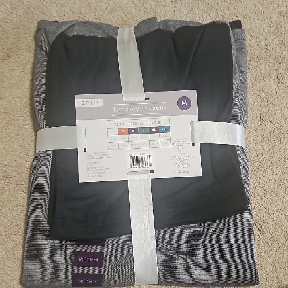 Berkley Jensen Gray 2pcs Pajama Set - Picture 3 of 6